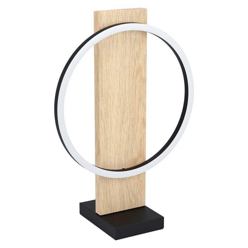 Holz Tischleuchte Braun, Annebel, 12W, 3000K LED, mit Schalter Holz Tischleuchte Braun, Annebel, 12W, 3000K LED, mit Schalter