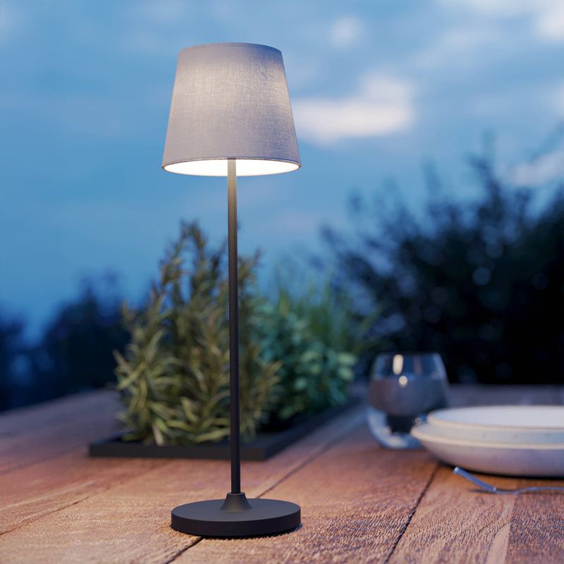 Beige moderne Tischleuchte Stoff, Latif, 2W, White Switch LED, mit Touch-Dimmer Beige moderne Tischleuchte Stoff, Latif, 2W, White Switch LED, mit Touch-Dimmer