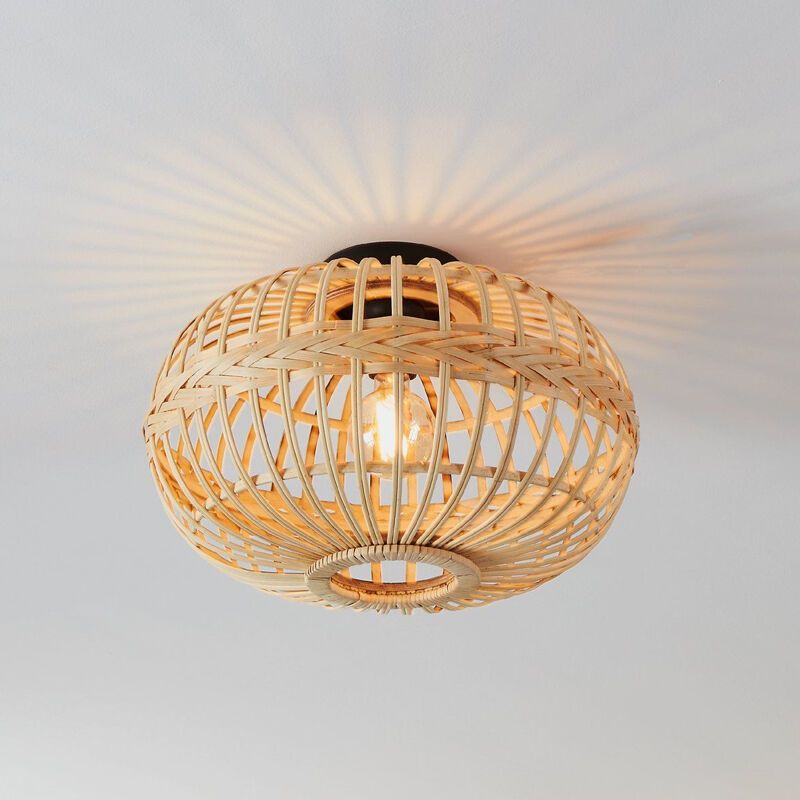 Braune landhaus Deckenlampe Holz, Firenze