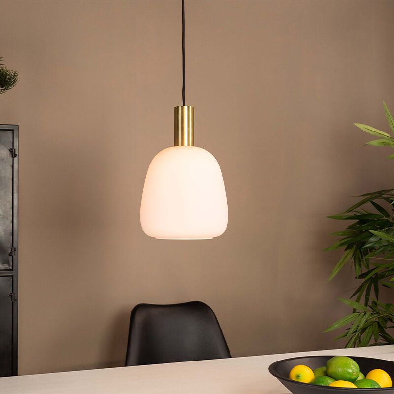 Weiße design Pendelleuchte Glas, Jeannine