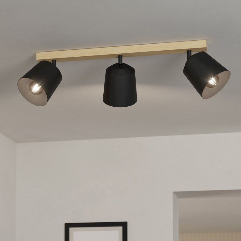 Holz Deckenstrahler Braun, Teddy