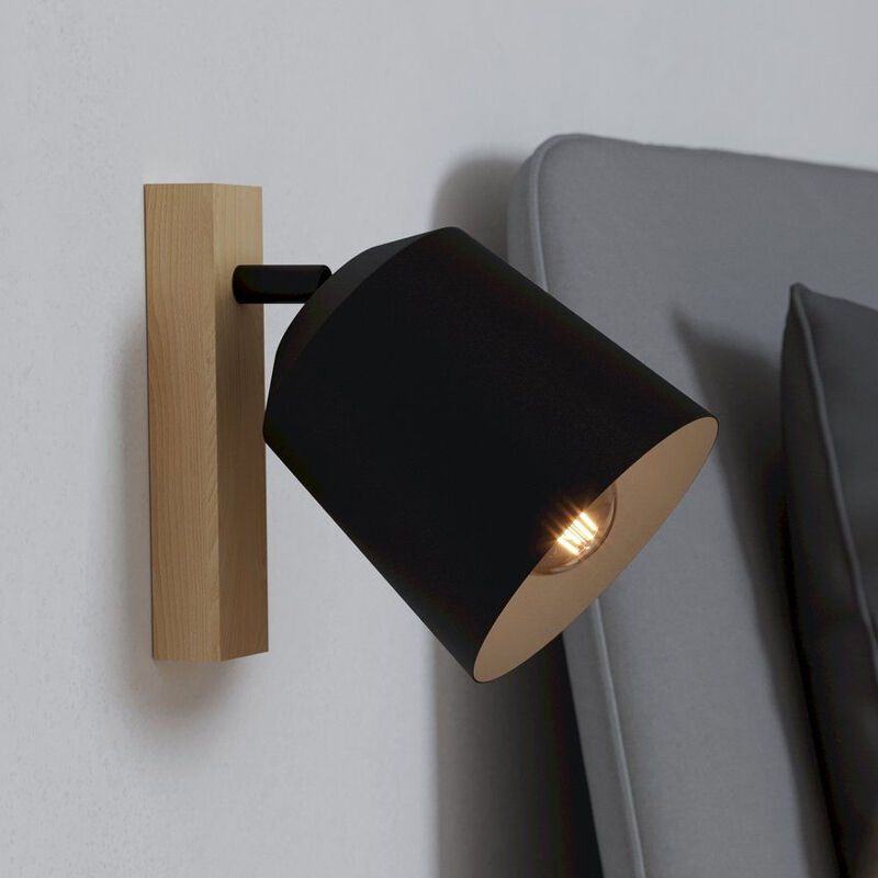 Holz Deckenstrahler Braun, Teddy