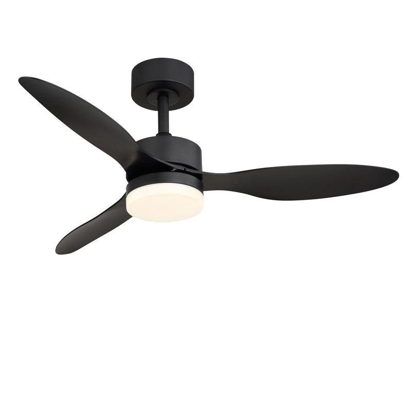 Schwarze moderne Deckenventilator Metall, Herre, 20W, warm- bis kaltweiß einstellbare LED, mit Fernbedienung Schwarze moderne Deckenventilator Metall, Herre, 20W, warm- bis kaltweiß einstellbare LED, mit Fernbedienung