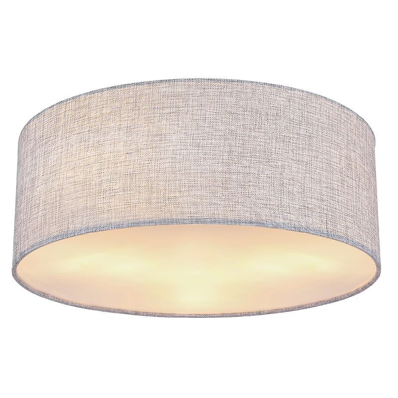 Graue Deckenlampe Metall, Sileda