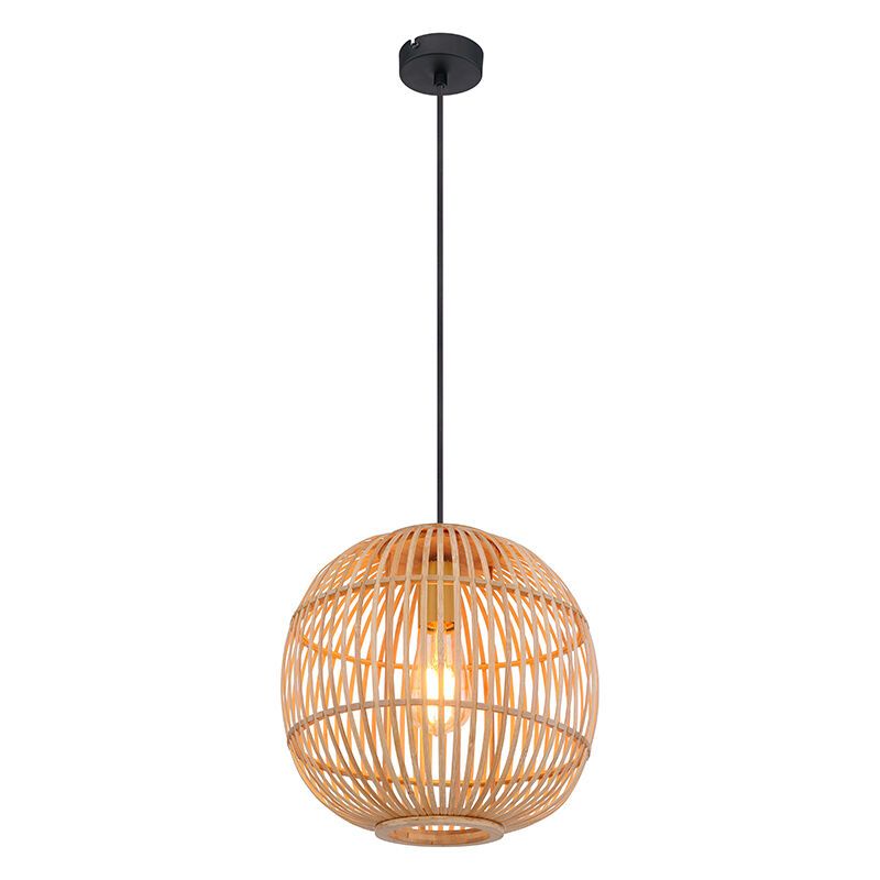 Holz Pendelleuchte Braun, Terry Holz Pendelleuchte Braun, Terry
