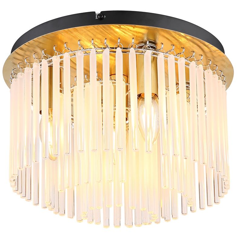 Weiße design Deckenleuchte Glas, Genelva