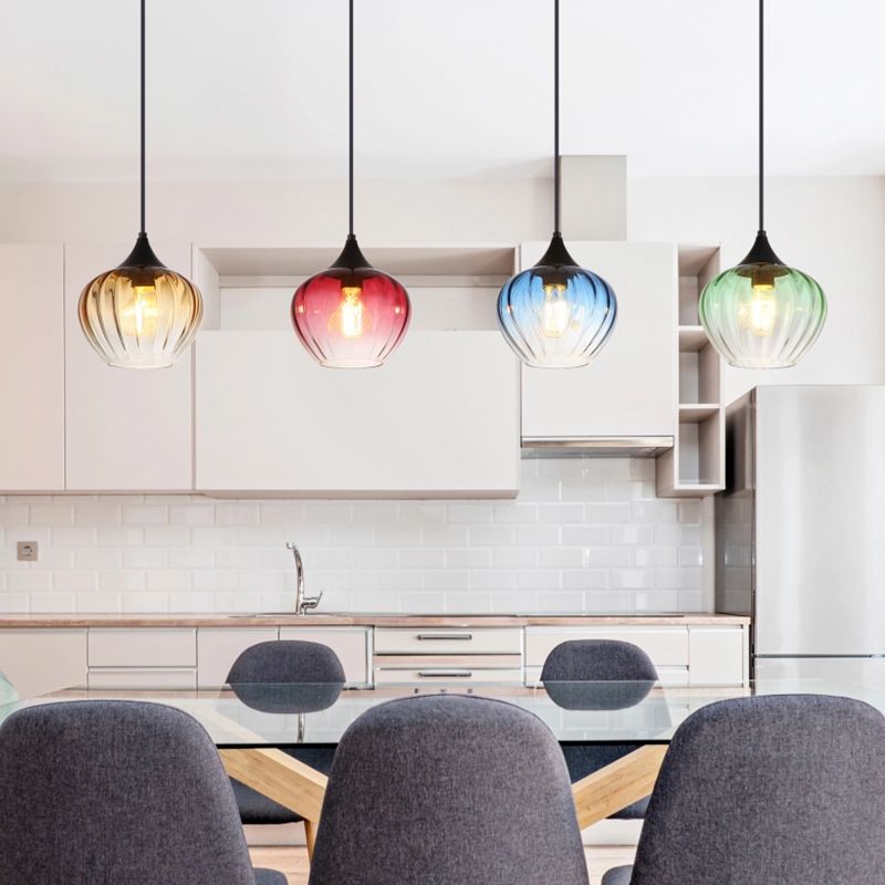 Mehrfarbige design Pendelleuchte Esszimmer Glas, Herm Mehrfarbige design Pendelleuchte Esszimmer Glas, Herm