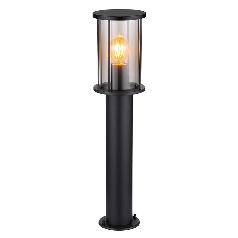 Schwarze moderne Außenleuchte Edelstahl, Kors, IP54 Schwarze moderne Außenleuchte Edelstahl, Kors, IP54