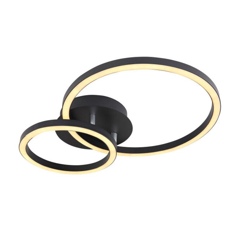 Schwarze moderne Deckenlampe Metall, Palica, 18W, 3000K LED Schwarze moderne Deckenlampe Metall, Palica, 18W, 3000K LED