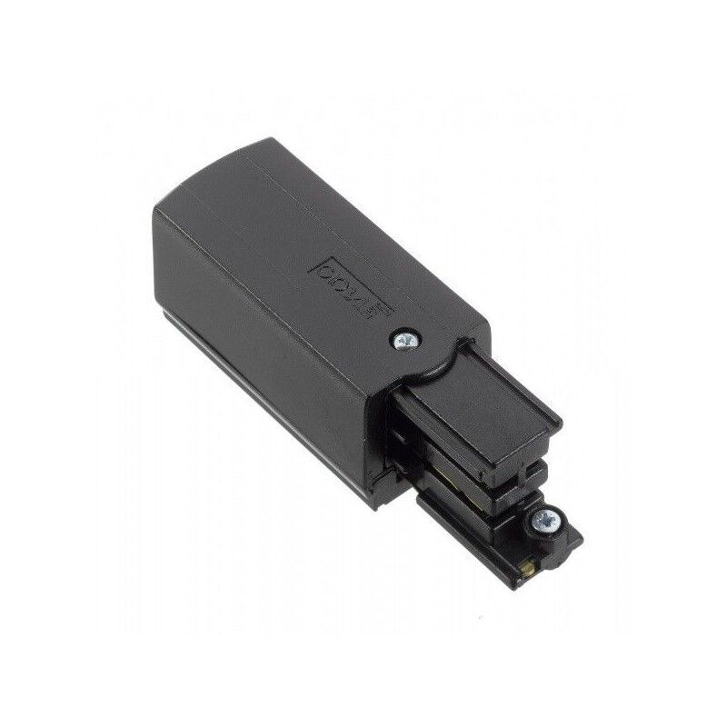 Schwarze Anschlussdose, Erde links