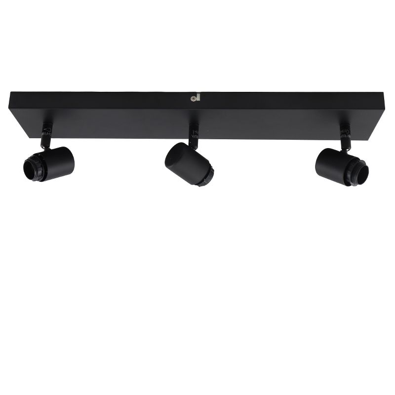 Aluminium Deckenkappe Schwarz, Rika Aluminium Deckenkappe Schwarz, Rika