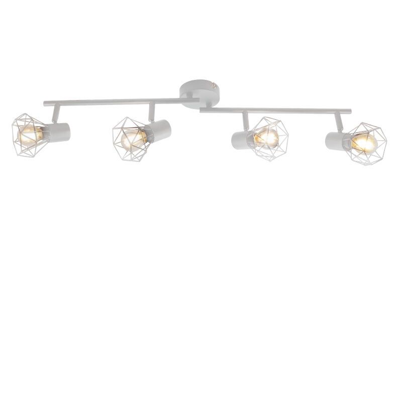 Industrielle Deckenstrahler Weiß, Jaylano