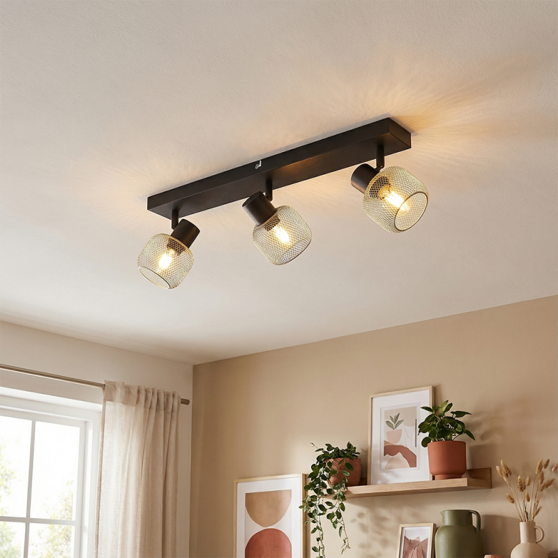 Industrielle Deckenstrahler Grau, Emado