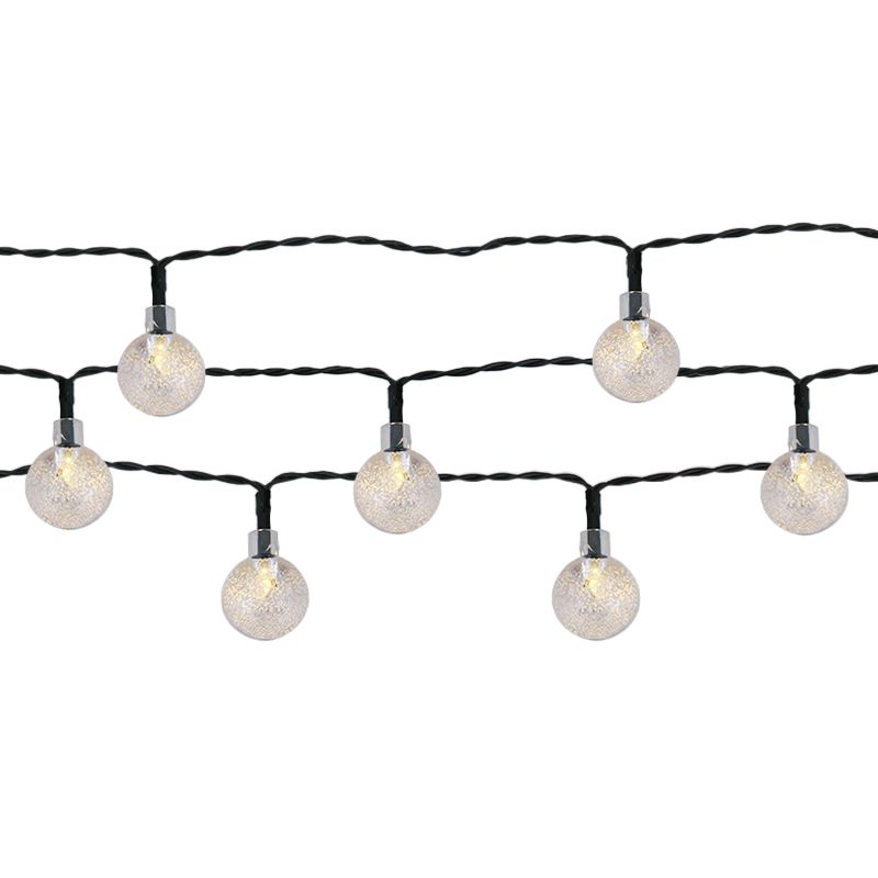 Solarschnur-Gartenbeleuchtung 30 LED warmweiß