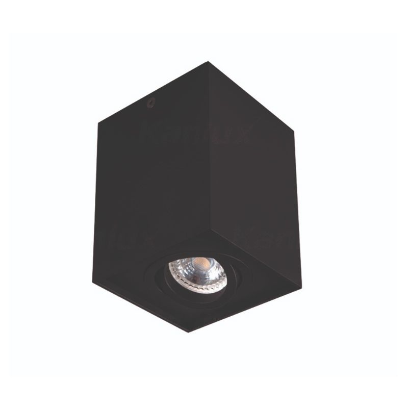 Aluminium Aufbauspot Schwarz, Gord