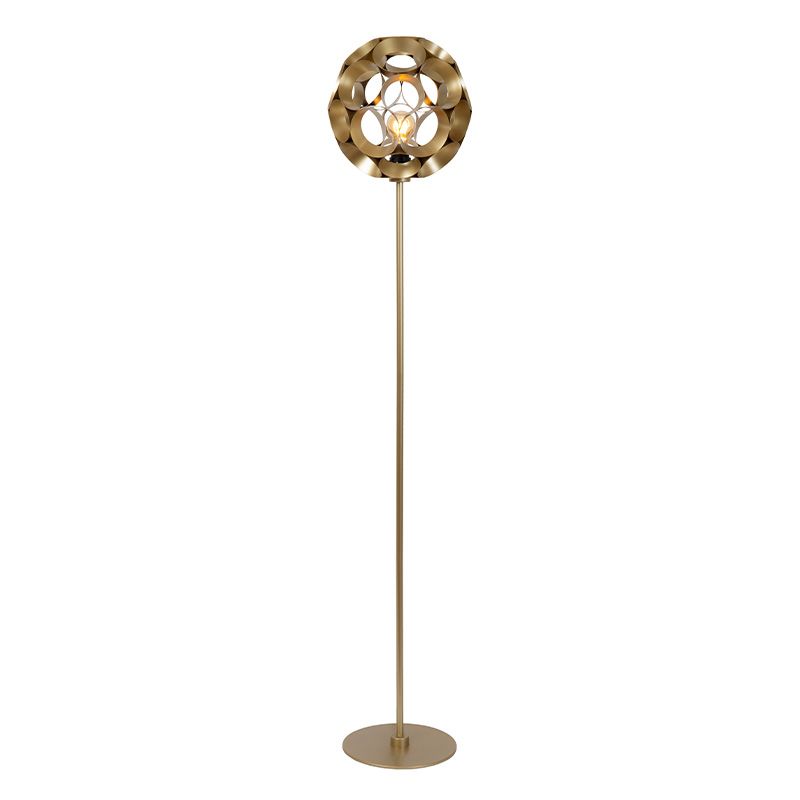 Goldene Stehlampe Modern, Hannelore