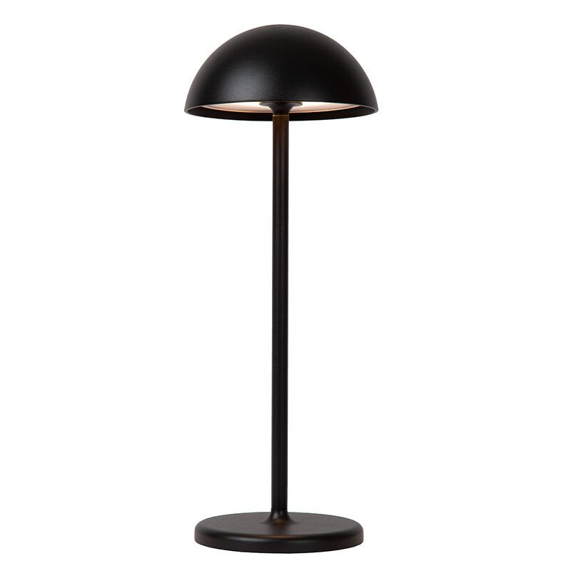 Schwarze Außen Tischleuchte Retro, Joy, 1,5W, 3000K LED, IP54, mit Touch-Dimmer