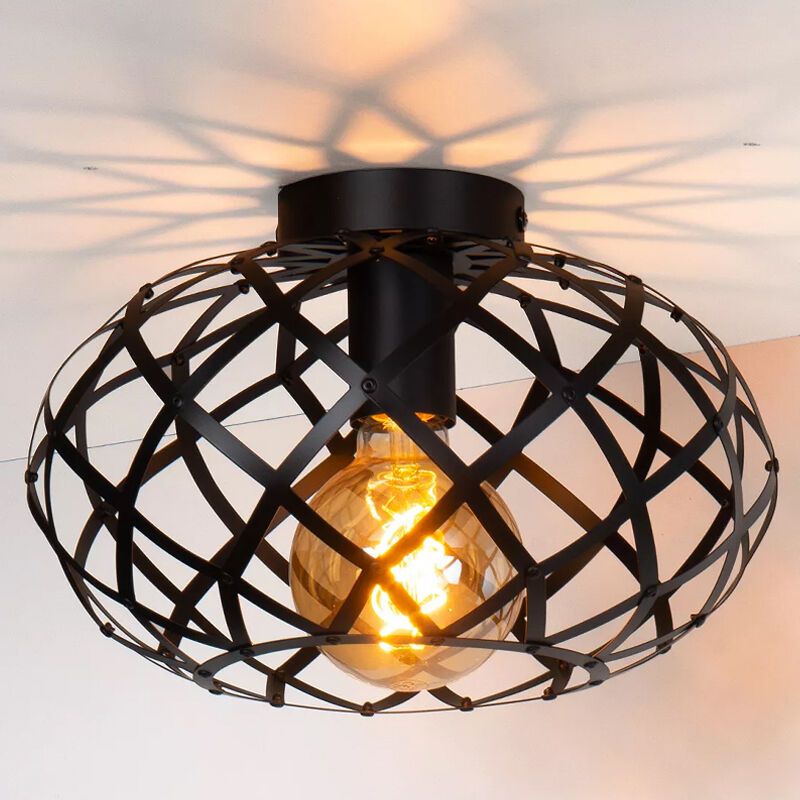 Schwarze Deckenlampe Modern, Wolfram Schwarze Deckenlampe Modern, Wolfram