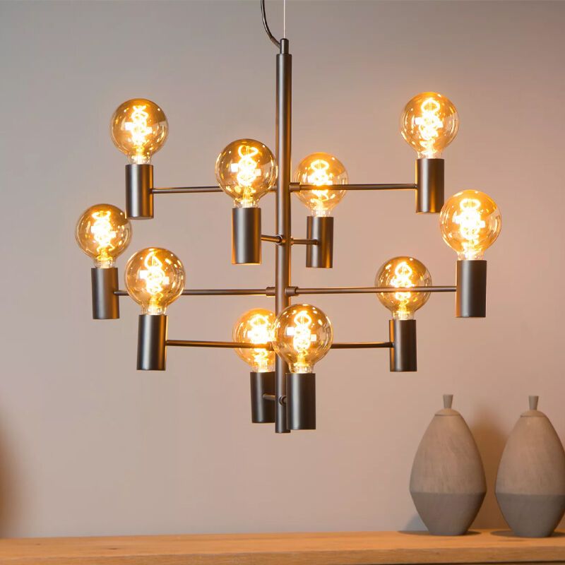 Schwarze Pendelleuchte Modern, Leanne