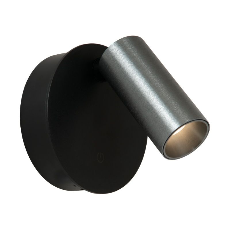 Graue aufladbare Wandleuchte Modern, Toni, 2W, 2700-4000K, mit Touch-Dimmer Graue aufladbare Wandleuchte Modern, Toni, 2W, 2700-4000K, mit Touch-Dimmer