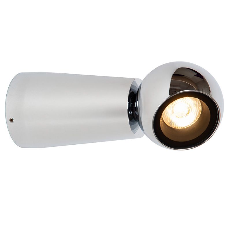 Chrom Außenleuchte Modern, Ipsos, 5W, 2700K LED, IP54 Chrom Außenleuchte Modern, Ipsos, 5W, 2700K LED, IP54