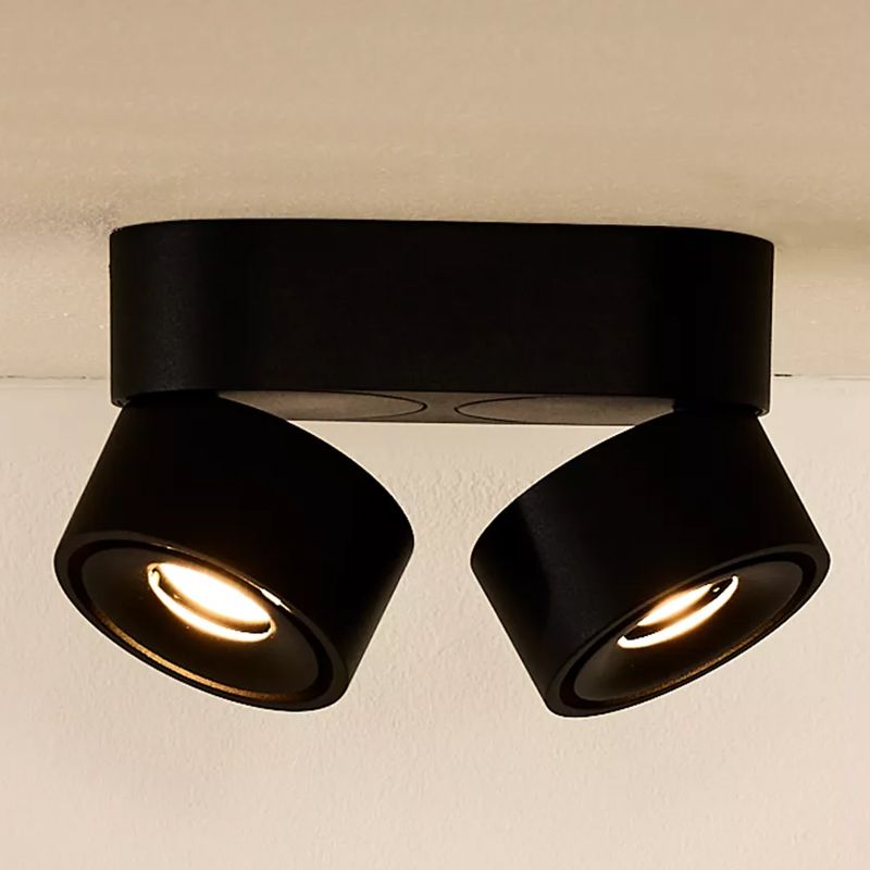 Schwarze Deckenstrahler Modern, Yumiko, 8W, 2700K LED Schwarze Deckenstrahler Modern, Yumiko, 8W, 2700K LED