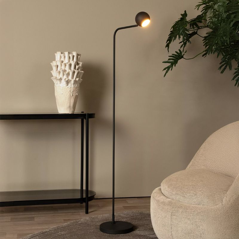 Schwarze aufladbare Stehlampe Modern, Comet, 3W, 2700K LED, mit Touch-Dimmer Schwarze aufladbare Stehlampe Modern, Comet, 3W, 2700K LED, mit Touch-Dimmer