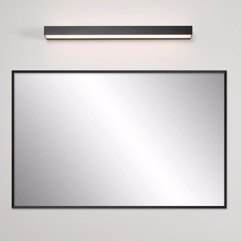 Schwarze Wandleuchte Badezimmer Modern, Alexa, 8W, 3000K LED, IP44 Schwarze Wandleuchte Badezimmer Modern, Alexa, 8W, 3000K LED, IP44