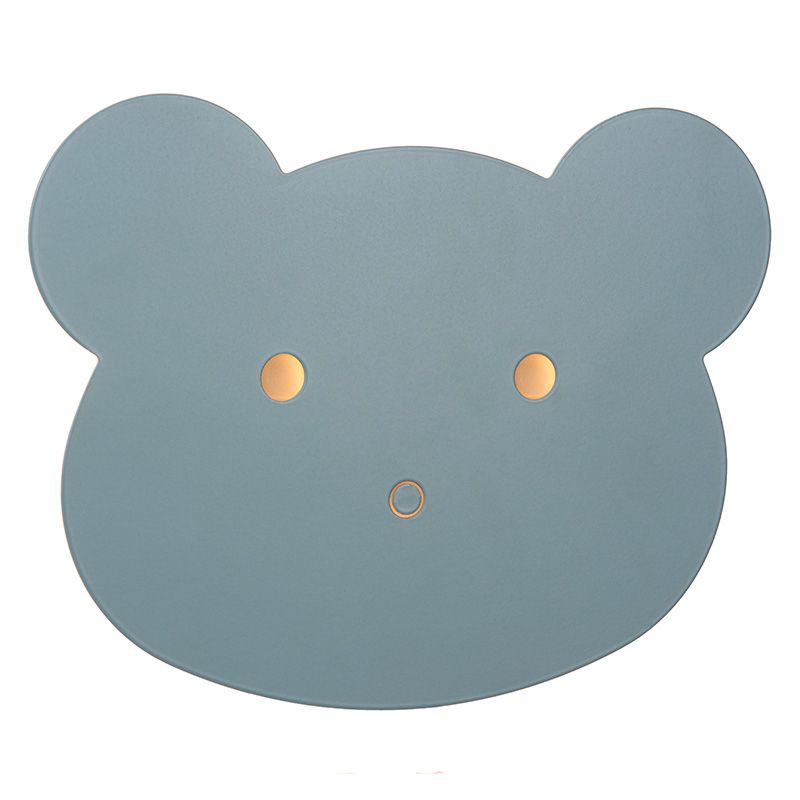Blaue Kinderzimmer Wandleuchte Modern, Charlie, 5W, dim to warm LED, mit Touch-Dimmer Blaue Kinderzimmer Wandleuchte Modern, Charlie, 5W, dim to warm LED, mit Touch-Dimmer