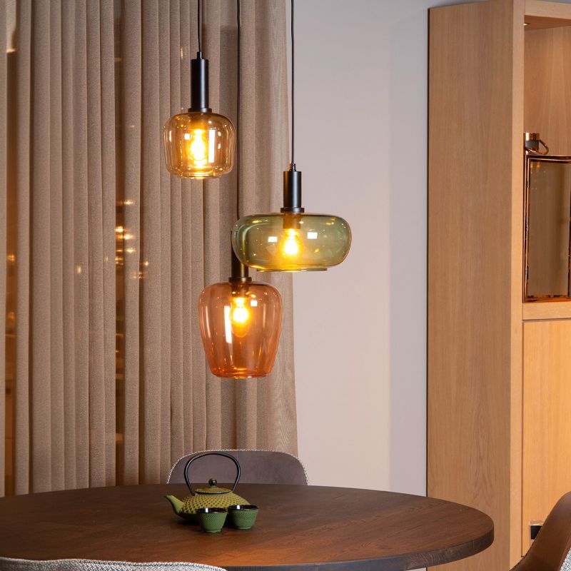 Mehrfarbige Pendelleuchte Retro, Ilona Mehrfarbige Pendelleuchte Retro, Ilona