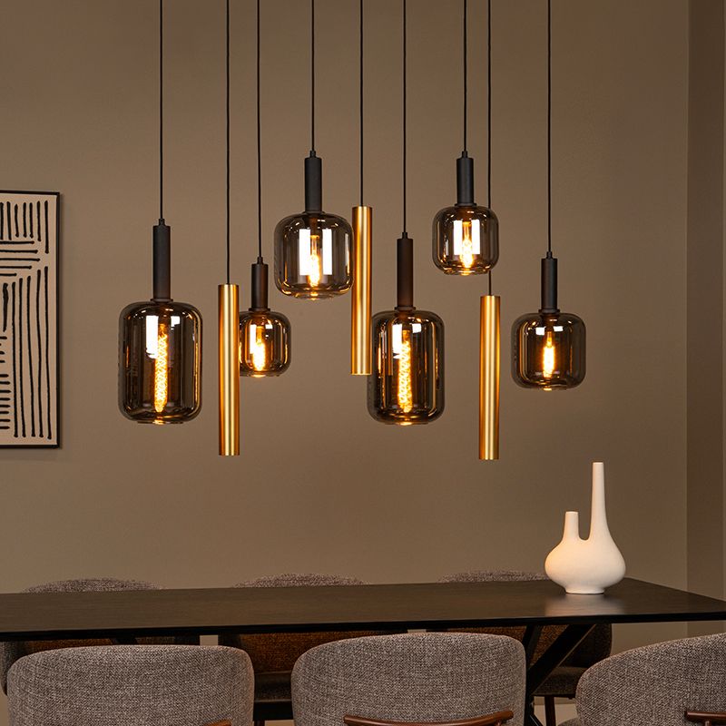 Schwarze Pendelleuchte Modern, Joanet
