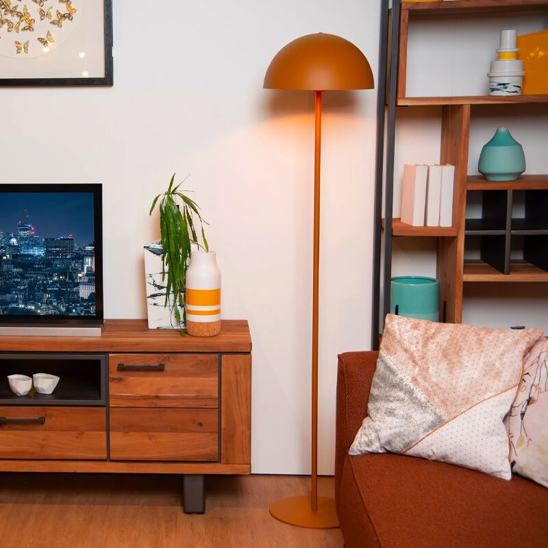 Gelbe Stehlampe Modern, Siemon, mit Schalter Gelbe Stehlampe Modern, Siemon, mit Schalter