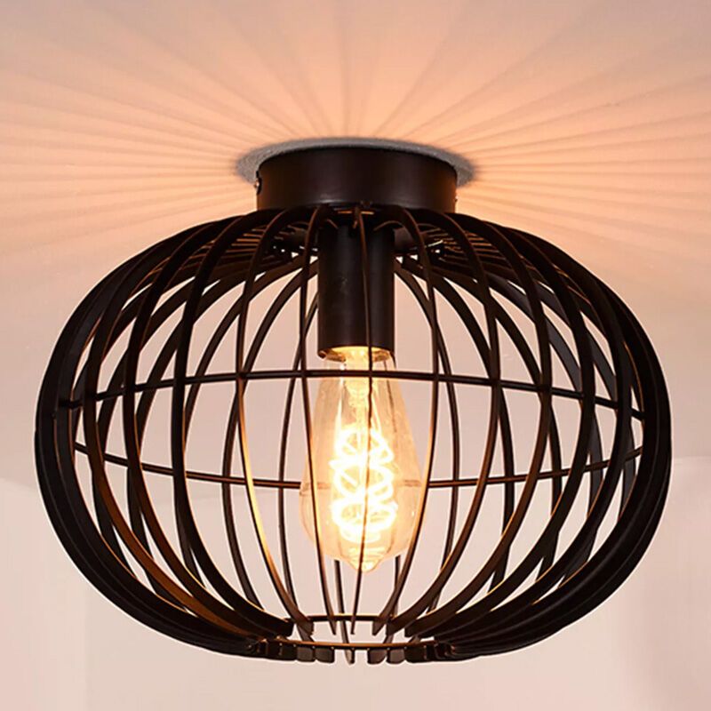 Schwarze Deckenlampe Modern, Reda