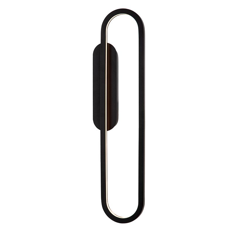 Schwarze Wandleuchte Modern, Thelma, 22W, dim to warm LED