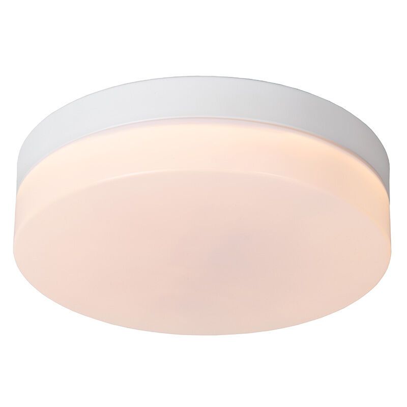 Weiße Badezimmer Deckenleuchte Kunststoff, Biskit, 12W, 2700K LED, IP44