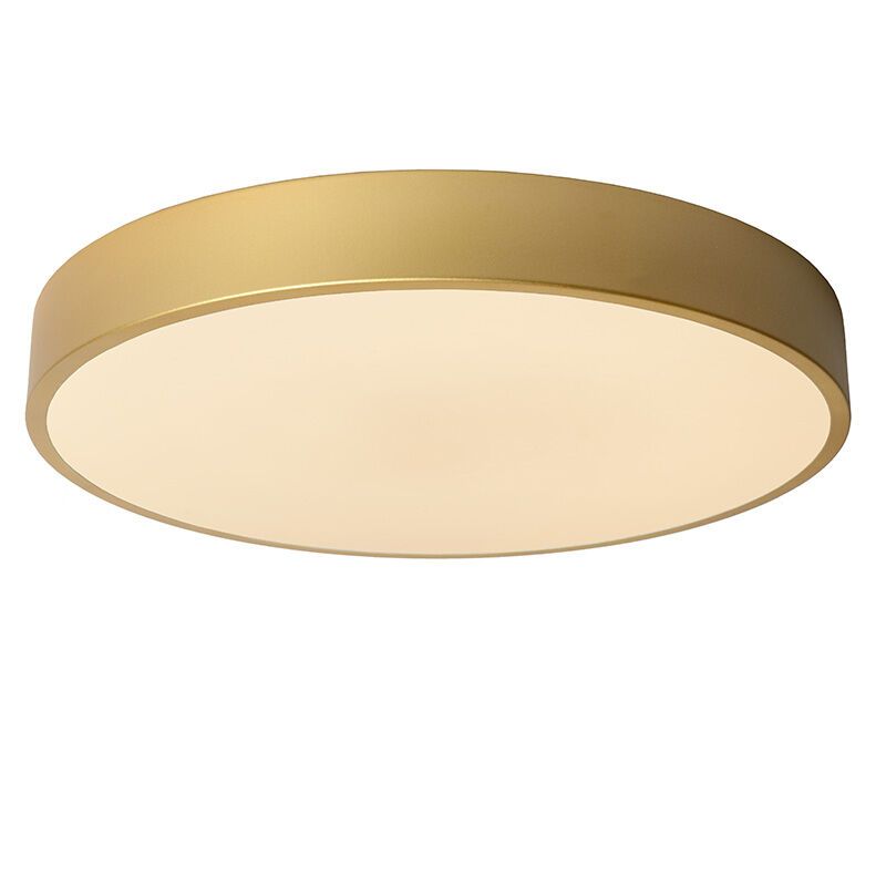 Goldene Deckenlampe Modern, Unar, 24W, 2700K LED, 3-stufig dimmbar