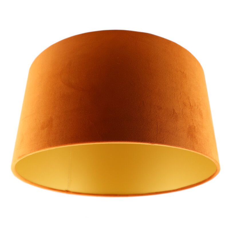 Orange Lampenschirm Melanie, Stoff, modern Orange Lampenschirm Melanie, Stoff, modern