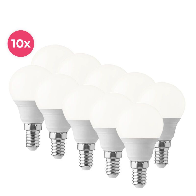 10er Pack Lasco E14 LED-Kugellampe warmweiß, 3 W 10er Pack Lasco E14 LED-Kugellampe warmweiß, 3 W