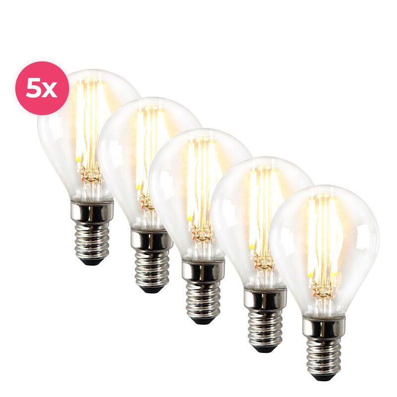 Sorna E14 LED Filament Kugellampe, 3,5w Warmweiß, dimmbar