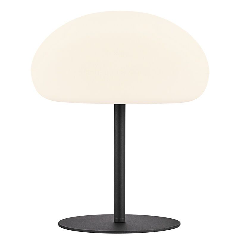 Weiße Außen Tischleuchte Modern, Sponge, 6,8W, 2700K LED, IP65, 3-stufig dimmbar