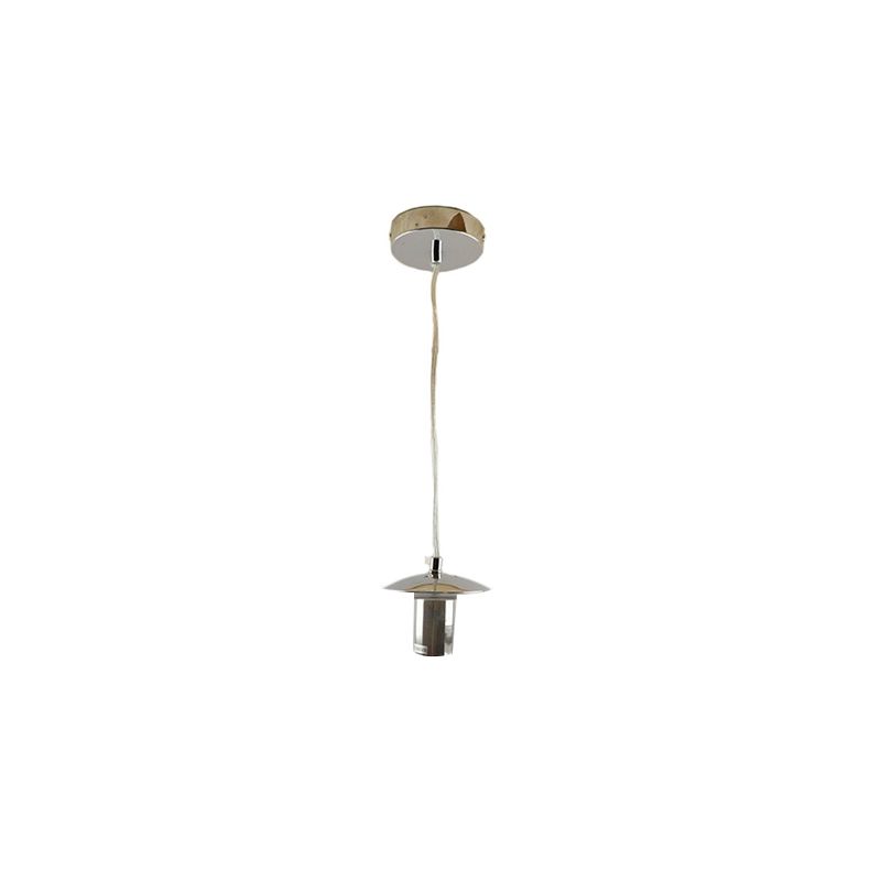 Metall Pendelleuchte ohne Schirm Chrom, Minne