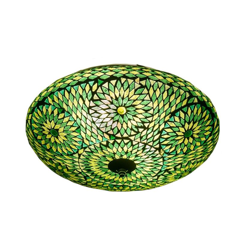 Grüne Mosaik Deckenlampe Orientalisch, Louay Grüne Mosaik Deckenlampe Orientalisch, Louay