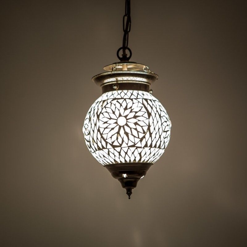 Transparente Mosaik Pendelleuchte Orientalisch, Nisrin