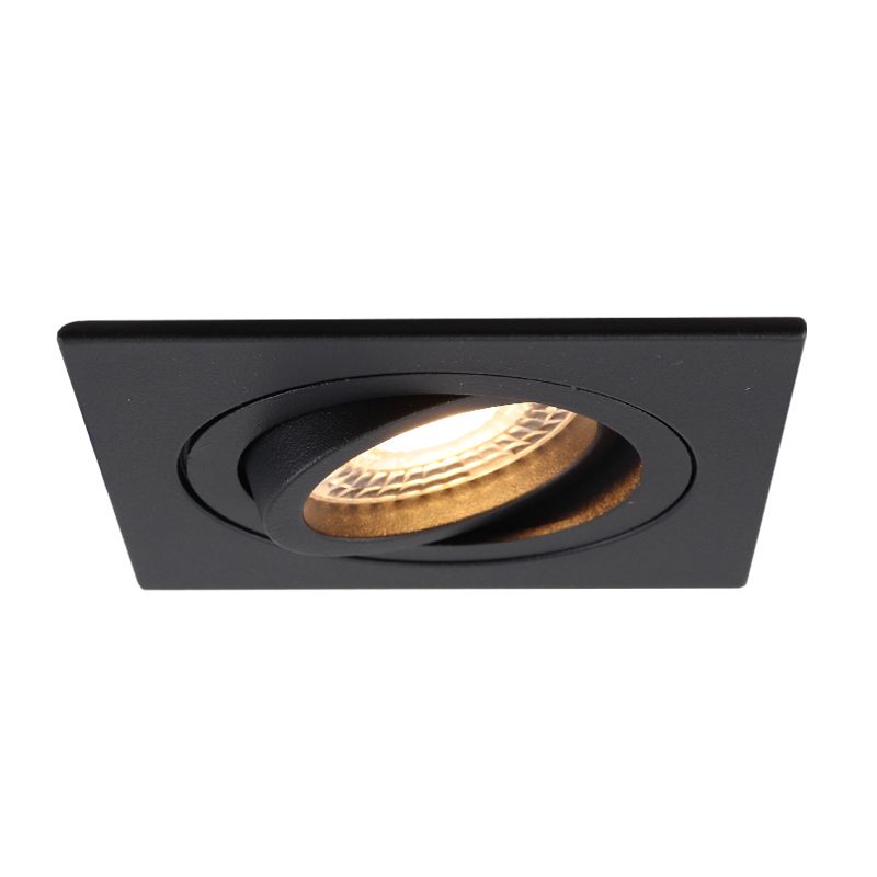 Aluminium Einbaustrahler Schwarz, Scott