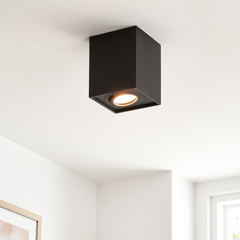 Moderne Aufbauspot Schwarz, Dane Moderne Aufbauspot Schwarz, Dane