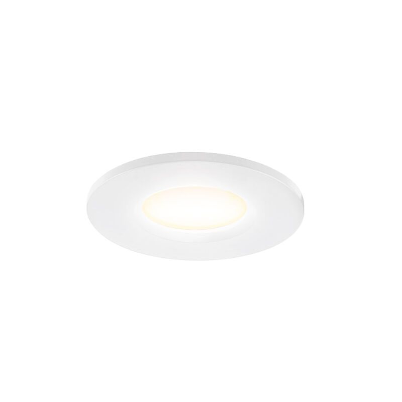 Weiße Mini Einbaustrahler Aluminium, Philomena, 1,5W, 3000K LED, IP44