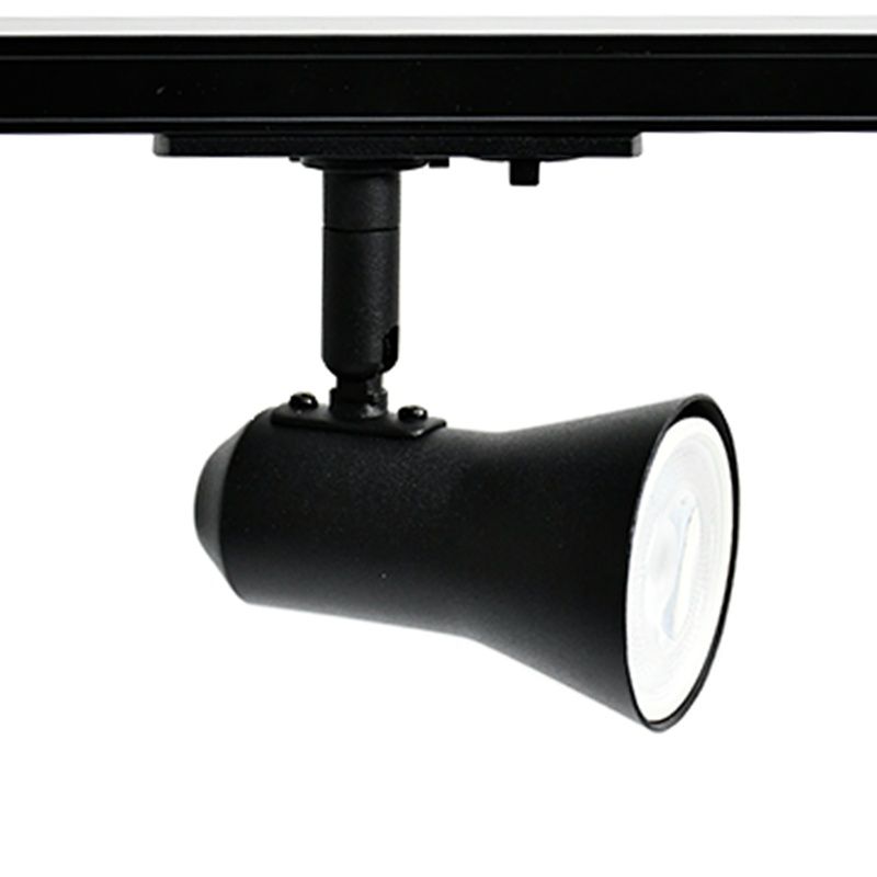 Schwarzer 3-Phasen-Schienenstrahler Sharita, Pro