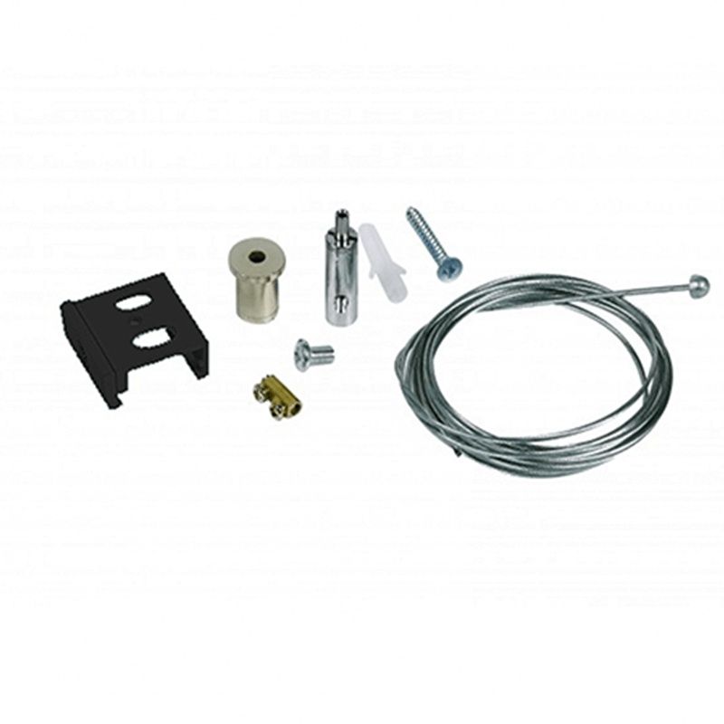 Pendelset für 3-Phasen-Schienenbeleuchtung, 3 Meter, schwarz, Pro