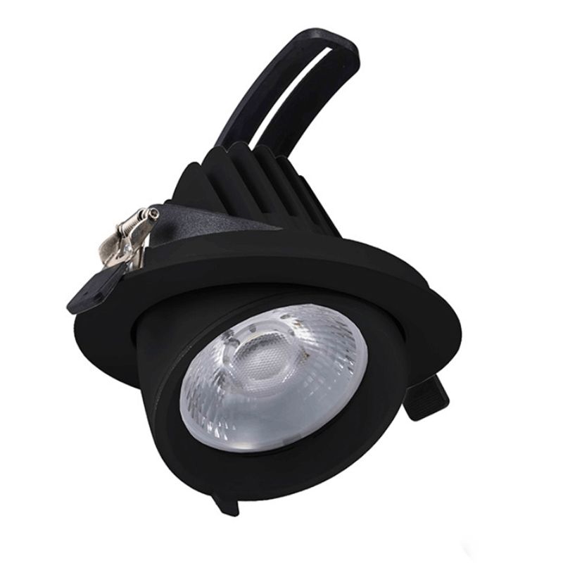 Schwarze Downlight Aluminium, Shanaya, 30W, White Switch LED