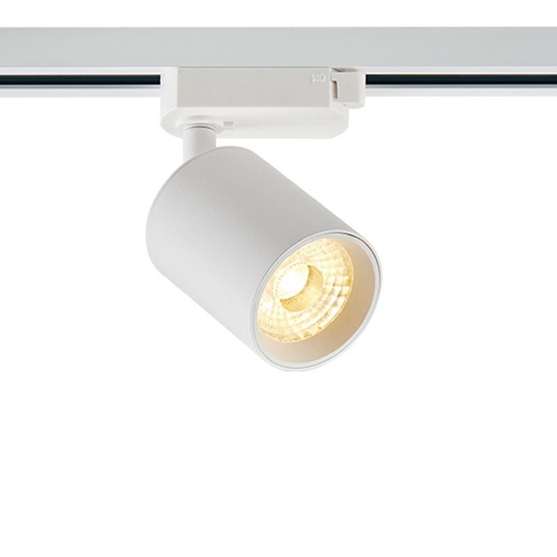 Weißer 3-Phasen-LED-Schienenstrahler Jayla, 10W, 4000K, Pro